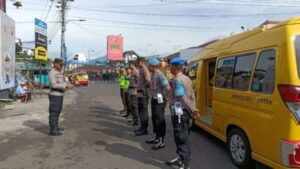 Antisipasi Laka Lantas, Satlantas Polres Wonosobo Waspadai Jalur Kretek