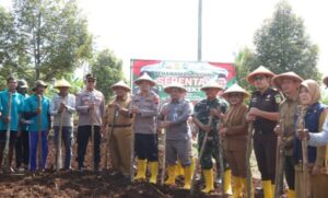 Aksi Nyata Polres Banjarnegara, Tanam Jagung Demi Swasembada Pangan