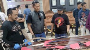 Empat Gangster Ditangkap Di Semarang Karena Membawa Celurit Untuk Tawuran