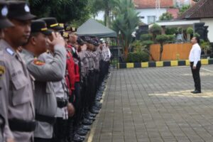 Kapolres Jembrana Dorong Kinerja Dan Pelayanan Lebih Baik Di Apel