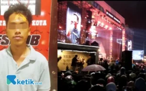 Konser Denny Caknan Ricuh, Pelaku Copet Diamankan Polisi