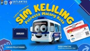 Update Jadwal Sim Keliling Kota Malang Januari 2025, Camat Klojen