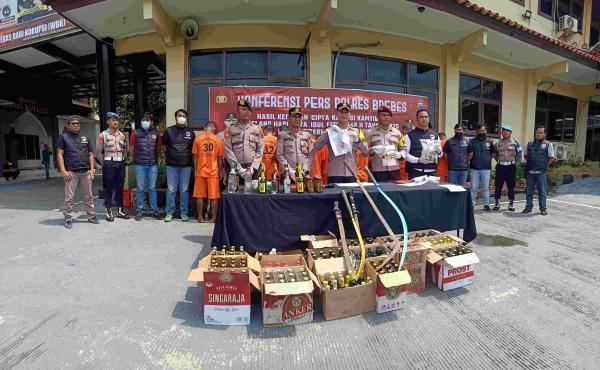 Amankan Situasi Jelang Ramadhan, Polres Brebes Tindak 84 Tersangka Berbagai