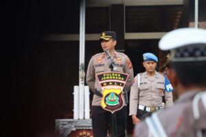 Awal Pekan Dengan Apel, Polres Jembrana Tingkatkan Sinergi Dan Kedisiplinan