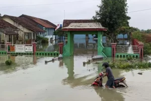 Banjir Ganggu Aktivitas, 8 Sekolah Di Kudus Hentikan Kegiatan Belajar