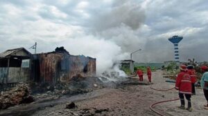 Gudang Solar Di Kaliwungu Kendal Ludes Terbakar, Penyebab Diduga Dari