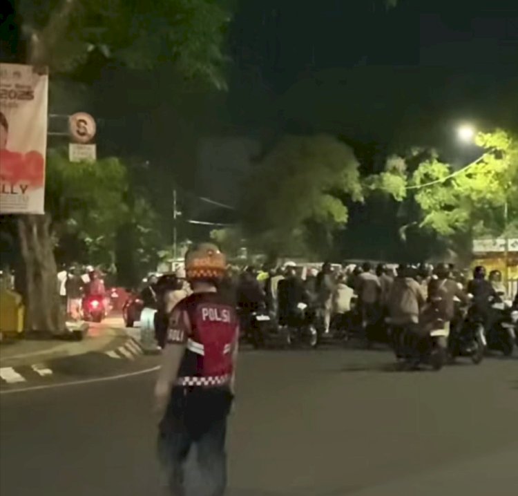 Kasatreskrim Semarang: Puluhan Pemuda Dihukum Dorong Motor Usai Terlibat Balapan