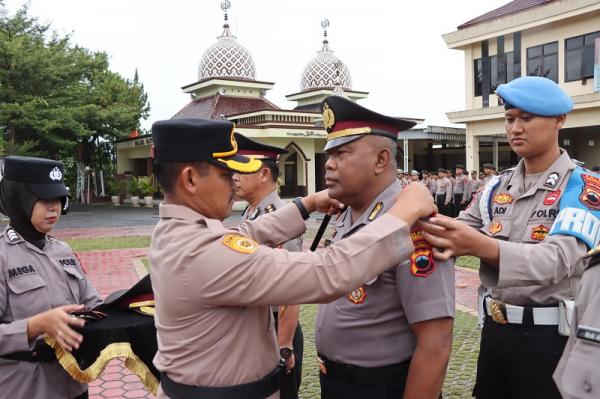 Mengabdi Dengan Baik, Tiga Anggota Polres Grobogan Resmi Naik Pangkat