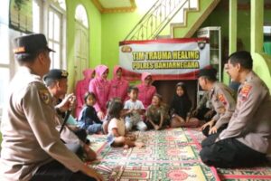 Peduli Korban Tanah Longsor Pejawaran, Polres Banjarnegara Gelar Bakti Sosial