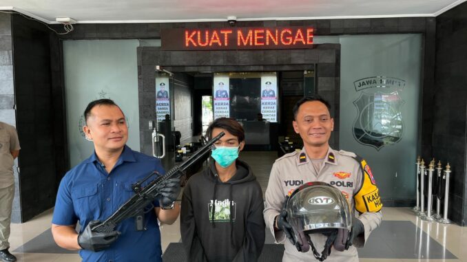 Polresta Malang Kota Amankan Pelaku Aksi Koboi Jalanan Yang Sempat