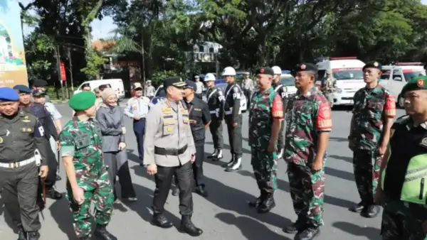 Amankan lebaran, polresta malang kota turunkan 550 personel dalam ops