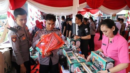 Bazar ramadhan polri presisi: stan polresta malang kota jadi favorit,