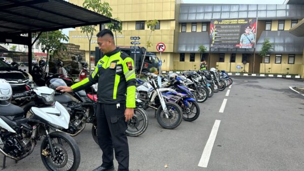 Gelar razia, polres sukoharjo tangkap 44 pembalap liar dan sita