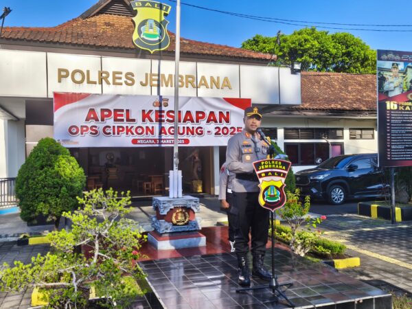 Kapolres Jembrana Pimpin Apel Gelar Kesiapan Operasi Cipkon Agung 2025