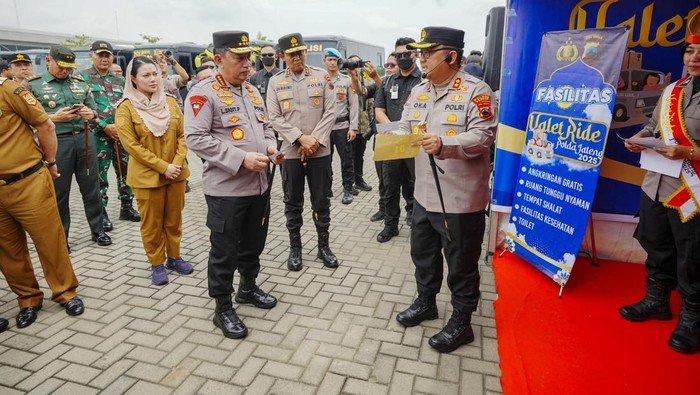 Kapolri cek valet and ride polda jateng, fasilitas mudik aman