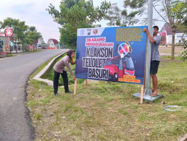 Klakson telolet basuri dilarang di banyumas, polresta imbau pengemudi patuh