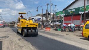 Perbaikan jalan jenderal sudirman ambarawa, antisipasi lonjakan pemudik