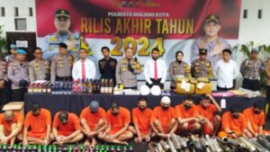 Capaian Akhir Tahun: Polresta Malang Kota Ungkap Kinerja Penanganan Kasus