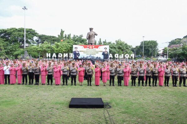 Kerja Profesional Berbuah Hasil, 3.069 Personel Polda Jateng Terima Kenaikan