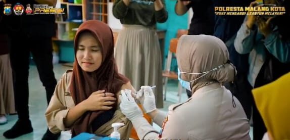 Polresta Malang Kota Sukseskan Program Vaksin Hpv Untuk Kesehatan Generasi