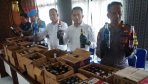 Seribuan Botol Miras Ilegal Disita Polisi Di Temanggung Menyambut Tahun