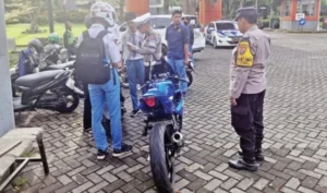 Dua Pekan, Polresta Malang Kota Tindak 24 Motor Berknalpot Bising