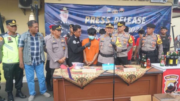 Polisi Gagalkan Aksi Tawuran Dua Gengster Di Kota Pekalongan