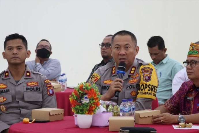 Polres Lamandau Jalin Kerja Sama Dengan Masyarakat Untuk Implementasikan Program