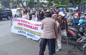 Polresta Malang Kota Pastikan Aksi Demokrasi Berjalan Aman Dengan Pendekatan