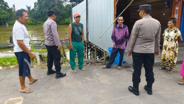 Potensi Banjir Meningkat, Warga Bantaran Sungai Lamandau Diminta Waspada