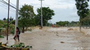 Tanggul Jebol Di Demak, 3 Desa Terendam Banjir, 4.024 Warga