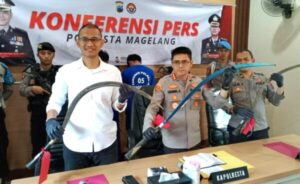 Tawuran Antar Geng Di Magelang Ricuh, Polisi Amankan 4 Pelaku Dan