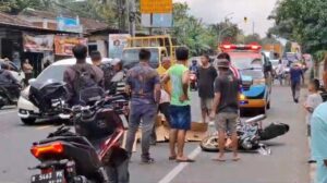 Tragedi Di Tuntang Semarang: Kecelakaan Libatkan 3 Kendaraan, 1 Pemotor