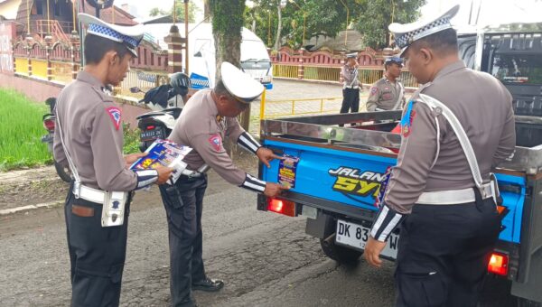 Edukasi Keselamatan Ditingkatkan, Satlantas Polres Jembrana Fokus Tekan Pelanggaran