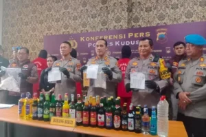 Empat Tersangka Narkoba Di Kudus Ditahan, Diancam 12 Tahun Penjara