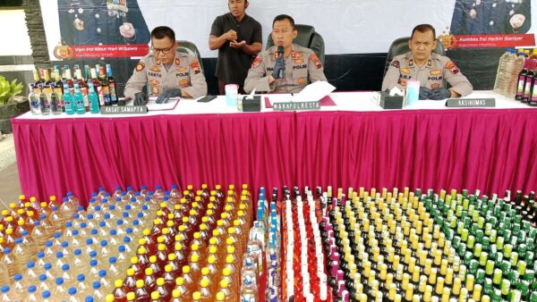 Gempur Miras Ilegal, Polresta Magelang Amankan 1.037 Botol