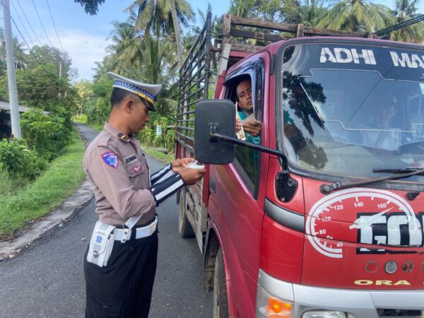 Kurangi Kecelakaan, Polres Jembrana Gencarkan Ops Keselamatan Agung 2025