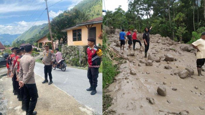 Polisi Bantu Korban Longsor Di Tipang Bakkara, Prioritaskan Keselamatan Warga