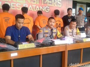 Polres Batang Amankan 5 Pencuri Motor Yang Beraksi Di Tempat