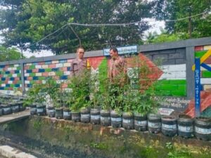 Polres Jembrana Berdayakan Warga Kembangkan Pekarangan Pangan Sehat