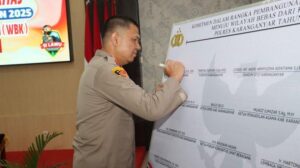 Polres Karanganyar Berkomitmen Bangun Wilayah Bebas Korupsi Tahun 2025