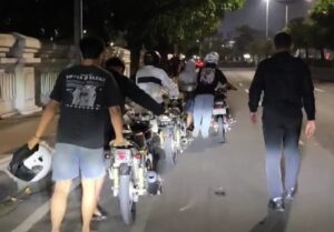 Polrestabes Semarang “kandangkan” 44 Motor, Balap Liar Dihentikan