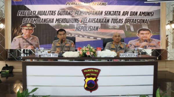 Polri Tinjau Gudang Senjata Polresta Pati, Pastikan Standar Keamanan Terpenuhi