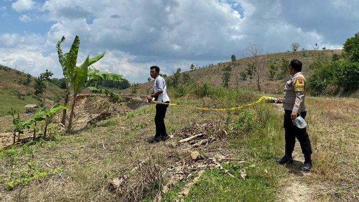 Semburan Lumpur Bercampur Gas Di Blora Dipasangi Garis Polisi, Warga