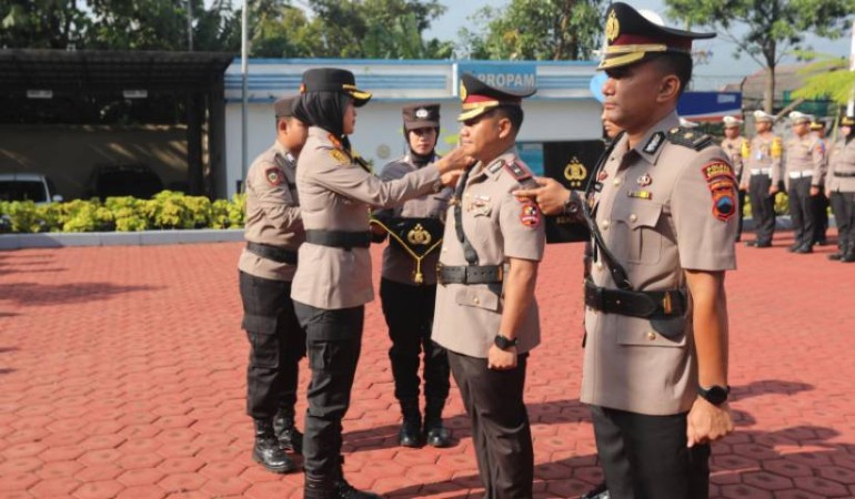 Sertijab Polres Semarang, Wakapolres Dan Kabag Logistik Berganti Pimpinan