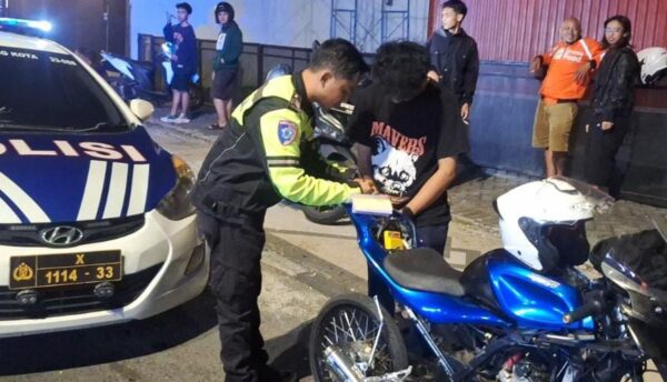 Tekan Balap Liar, Satlantas Polresta Malang Kota Gencarkan Patroli Blue