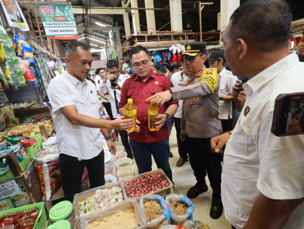 Jelang idul fitri 1446 h, satgas pangan polda kalteng tinjau