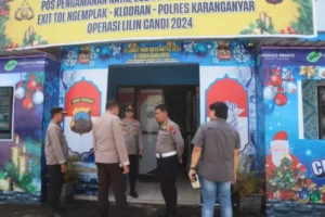 Jelang lebaran, kapolres karanganyar tinjau lokasi bakal pos pengamanan