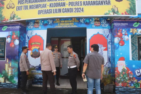 Jelang lebaran, kapolres karanganyar tinjau lokasi bakal pos pengamanan