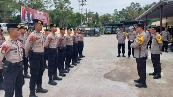 Kapolres lamandau ingatkan 20 bintara remaja untuk junjung integritas